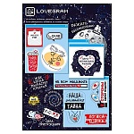 Наклейка " Мир поздравлений " 501 Lovegram, 233*161мм, пвх