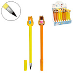 Карандаш вечный " KWELT " HB, Capybara, корпус-пластиковый, прорезиненный наконечник- капибара, ассорти