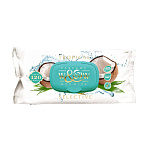 Салфетки влажные 120шт " Well&Wet " Tropical Coconut, клапан, пластиковая крышка