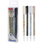 Набор шариковых ручек " Hatber " Вспомнить все- Математика, 4шт, синие, 0,7мм, цветной пластиковый корпус, пластиковая упаковка с европодвесом