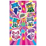 Наклейки " Мир открыток " 0-11 А6 Кошки-супергерои, без отделки