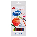 Карандаши цветные деревянные Я- Художник! 12цв шестигранные, картонная упаковка, европодвес