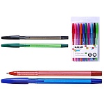 Набор шариковых ручек " Mazari " Stylus 0,7мм 10 цветов, колпачок с клипом, ПВХ