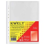 Файлы А4+ " KWELT " 30мкм 100шт глянцевые