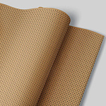 Упаковочная бумага крафт " Интерпак " 70см*100см 50 листов Микс-35, в рулоне, 10 дизайнов по 5 рулонов, 90г/м2