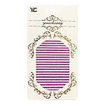 Наклейки для ногтей Сиреневые полоски 6*12см, европодвес