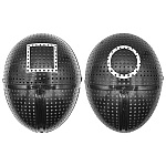 Маска пластиковая " Страж игры в кальмара " (без возможности выбора дизайна)