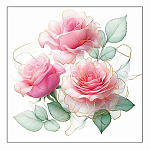 Салфетки бумажные 3-слойные " GrandPero " Deluxe Гармония 20шт, 100% целлюлоза, 33*33см