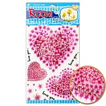 Набор наклеек 5D 25*43.5см Цветочное сердце