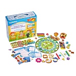 Обучающий набор " Woodlandtoys " Готовимся к школе, состав набора: спирограф, трафареты - 4шт, буквы - 66 деталей, счётные палочки - 35шт, цифры и знаки - 15шт, карточки со схемами сборки, карточки для примеров, инструкиця, листовка обращение покупателя, 