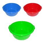 Таз " Милих " 20л пластмассовый, с ручками, ассорти (без возможности выбора цвета)