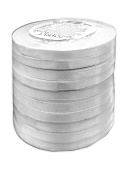 Лента атласная " KWELT " 6мм*22,85м белая