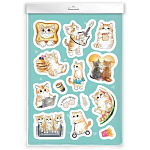 Наклейки " Феникс " А5 Любимые стикеры. Мурчальные истории