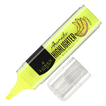 Текстовыделитель 1-3,5мм, неон, желтый, Aromatic Rich fruit " Lorex " пластиковая упаковка