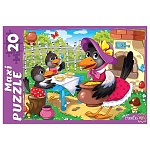 Пазлы " Рыжий кот " Макси. 20элементов Сорока-сорока 30*21,5см, картонная упаковка 28,5*19*3,2см