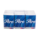 Платочки бумажные 12шт 3-слойные " GrandPero " белые