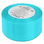 Лента атласная " KWELT " 50мм*22,85м голубая