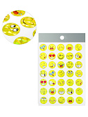 Наклейки-похвала " KWELT " А6 Смайлики, голография