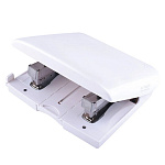 Степлер №24/23 на 40л " KW-trio " 100скоб, металл, один режим скрепления скоб, глубина закладки бумаги 100мм, скобы №24/6, 24/8, 23/6, 23/8, ассорти, картонная упаковка