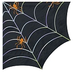 Салфетки " Веселуха " Хэллоуин Паутинка 12шт 33*33см