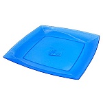 Тарелка пластиковая " Милих " 235*235мм, квадратная, ассорти (без возможности выбора цвета)