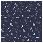 Упаковочная бумага " Миленд " 70см*100см 10 листов Веточки, в рулоне, 90г/м2