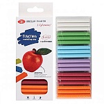 Набор пластики " Я- Художник! " 6цв 120г пластика запекаемая, с блестками, картонная упаковка с европодвесом