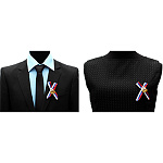 Колокольчик оформительский " Выпускник " с лентой, булавкой, триколор, индивидуальная упаковка