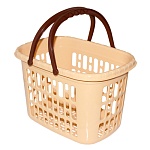 Корзина хозяйственная " Милих " 230*390*260мм, с ручками, пластик