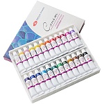 Краски акриловые художественные " Сонет " 24цв по 10мл, в тубах, картонная упаковка