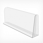 Разделитель пластиковый на T- основании DIVT-T-150 с передним ограничителем, высота 150мм, длина 480мм