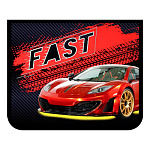 Папка " Пчелка " МАЛЫЙ ФОРМАТ А5-29 (230*190*50мм) молния сверху Fast Car, печать на пластике