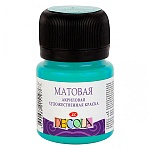 Краска акриловая " Decola " 20мл матовая мятная