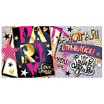 Конверт для денег " Мир открыток " 2-17 Юмор- Зажигай! Отрывайся! 165*85мм, фольга, текст