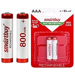 Аккумулятор " Smartbuy " NiMh AAA/2BL 800 mAh 2шт, мизинчиковый