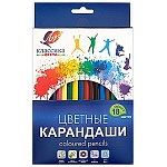 Карандаши " Луч " Классика 18цв шестигранные, деревянные, картонная упаковка