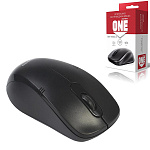 Мышь " SmartBuy " 358AG-K One беспроводная, оптическая, 3 кнопки, черная, 1200 DPI, USB (батарейки в комплекте)