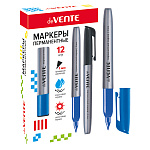 Маркер " deVente " синий 1мм, пулевидный наконечник, перманентный