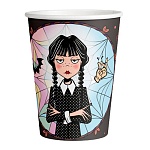 Стаканы бумажные " Веселуха " 190мл Венсдей, в наборе 6шт