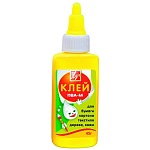 Клей ПВА " Луч " желтый флакон 45 г ( бумага, картон, кожа, ткань, дерево )