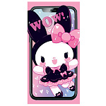 Конверт для денег " Мир открыток " 4-15 Детский- Wow! Зайка с розовым бантиком, 168*83мм, без отделки