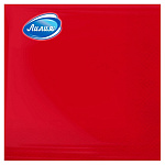 Салфетки бумажные 2-слойные " Лилия " Красные 20шт, 100% целлюлоза, 33*33см