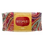 Салфетки влажные 120шт " Well&Wet " Exellescent leon red, клапан, пластиковая крышка