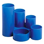 Органайзер " Пчелка " для ручек 5 отделений синий