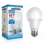 Лампа светодиодная " Smartbay " A60, 11Вт Е27, холодный белый, груша, картонная упаковка