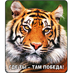 Магнит виниловый " Хорошо " 918 Где ты- там победа! 70*60мм