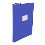 Папка 20файлов " Бюрократ " А3 синий, пластик 0,80мм