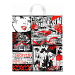 Пакет ПЭ " Интерпак " с петлевой ручкой ПНД, 38*42см 40мкм Модель