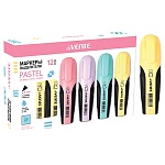 Текстовыделитель 1-5мм, желтый, Pastel " deVente " картонная упаковка
