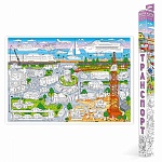 Раскраска-постер " ГеоДом " 101*69см 1л Транспорт, обложка- мелованная бумага, цветной фон